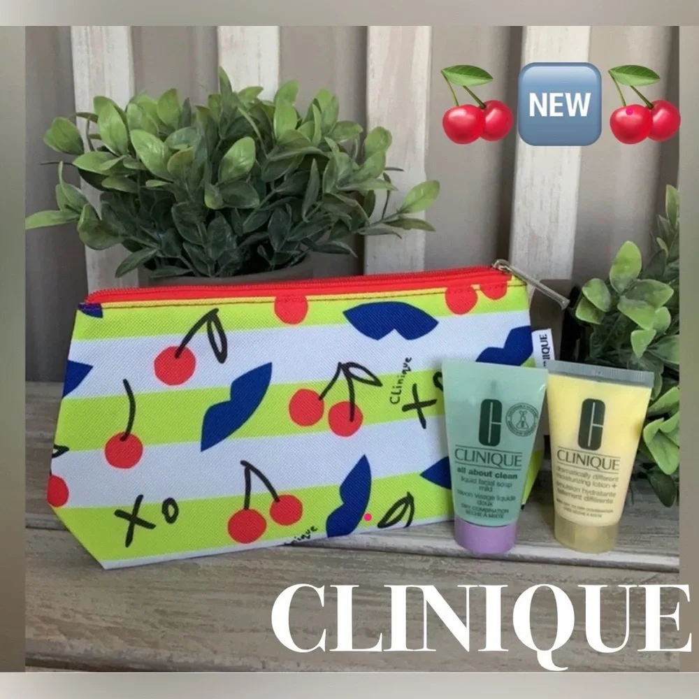 Clinique Lotion W/Cleanser & Bag 🍒🆕🍒